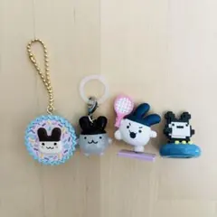 みみっち 4個セット (めじるしアクセサリー 手作りおやつチャーム 他)