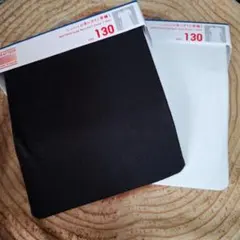 ヒートテック下着 130サイズ 黒白セット