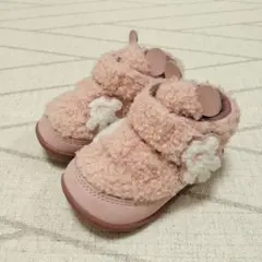 ☆美品☆13.0cm/ディズニー/ベビーシューズ/ミッキー/ピンク