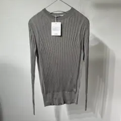 極美品△SLOANEスローン//クルーネックカットソー△ ブルー サイズ5
