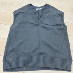 AMERICAN HOLIC グレー Vネック ニットベスト M