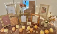 ウェルカムスペース　ウェディング ウェルカムボード