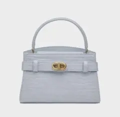 Aubrielle オブリエル クロックエフェクトトップハンドルバッグ　S