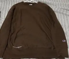 Champion ブラウン トレーナー REVERSE WEAVE