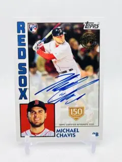 2019 Topps 中日 150シリ 直筆サイン マイケル・チェイビス