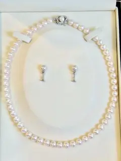 TASAKI タサキ パールネックレス イヤリング 7.0ミリ あこや 真珠