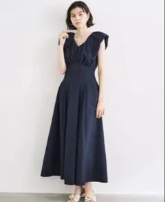 別注】MARIHA / 彗星 ソリッド ワンピース インディゴブルー - メルカリ
