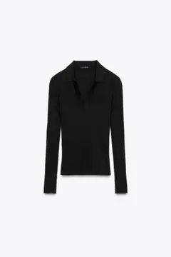 ZARA ザラ　ブラック　トップス