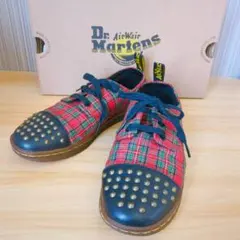 Dr.Martens AirWair タータンチェック スタッズ UK6 レアのサムネイル