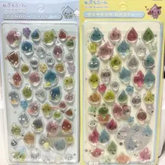しずくちゃん２枚セットボンボンドロップシール立体シール