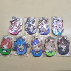 ウマ娘 ラバーマスコットストラップ 9個セット