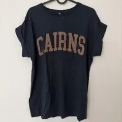 coca フレンチスリーブロゴプリントTシャツ　Tシャツ　半袖