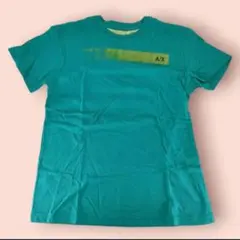 A-13【良品】アルマーニエクスチェンジ Tシャツ グリーン系のサムネイル
