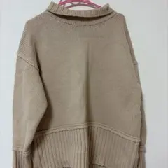 chocol raffine robe ニット ベージュ 長袖