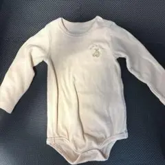 apres les coursクマ刺繍　ロンパース