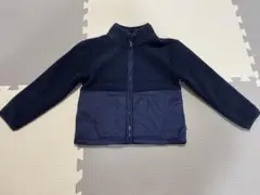 Okaidi ネイビー フリースジャケット 104cm