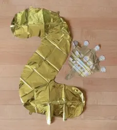 誕生日 数字バルーン 32インチ 数字 王冠 セット 2 大きい 風船