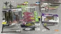 バス釣り引退セット ワーム まとめ売り デプス ハイドアップ　OPS バス釣り引退セット ワーム まとめ売り デプス ハイドアップ OPS