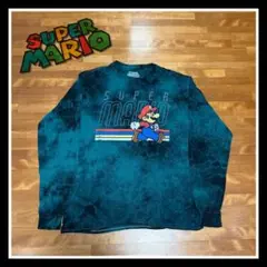 スーパーマリオ『タイダイロングスリーブＴシャツ』