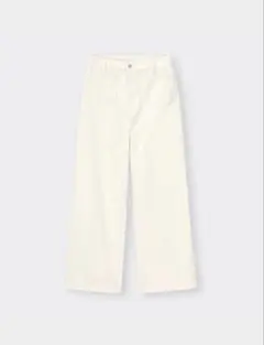 GU パッチポケットセミワイドジーンズ