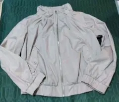 【UNIQLO】オールド　ユニクロ　ナイロン　ブルゾン　ハイネック　シルバー