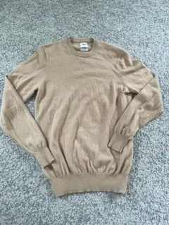 ZARA 100%カシミヤ ベージュ クルーネック S