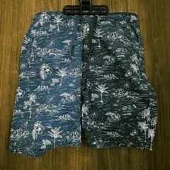 GAP パームツリー柄ハーフパンツ　ネイビー　Sサイズのサムネイル
