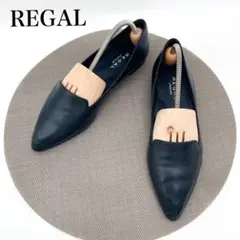 REGAL platinum フラット レザーパンプス ブラックのサムネイル