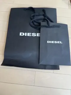 DIESEL ブラックバッグ 2点セット送料着払い