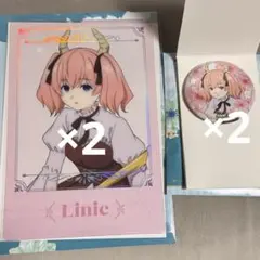 エニマイくじ 葬送のフリーレン リーニエ G賞 F 缶バッジ クリアポスター 2