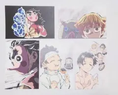 鬼滅の刃　全集中展　幕間画ポストカード　B　炭治郎　善逸　伊之助　5枚