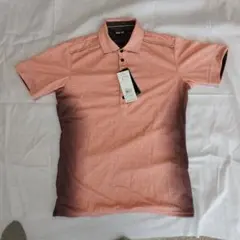 Mizuno紳士 半袖ポロシャツ M オレンジ系