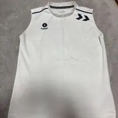 hummel ヒュンメル ノースリーブシャツ ホワイト Sサイズ