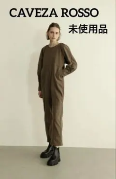 CAVEZA ROSSO カベサロッソ タックスリーブオールインワン ３６