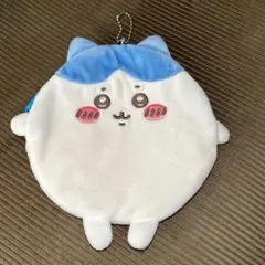 ちいかわくじ もちっとふわっとコレクション D賞 まんまるポーチ ハチワレ