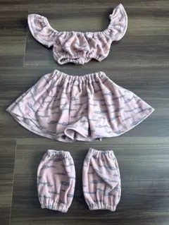 ピンク 鬼のコスプレ 節分　3点セット