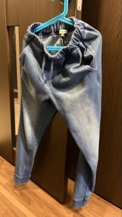 GLOBAL WORK デニム風 ロングパンツ 140 ズボン　長ズボン