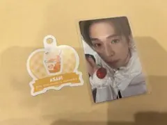 TREASUREはぴだんぶいコラボカフェ 予約特典トレカストロータグアサヒセット