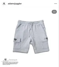 ⭐️新品未使用　アダムスジャグラー　ハーフカーゴパンツ　サイズMのサムネイル