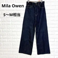 Mila Owen DENIM ハイウエスト デニムパンツ インディゴ S~Mのサムネイル