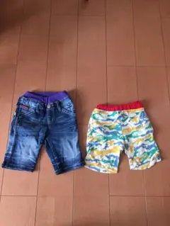 【2点セット】ハーフパンツ 男の子　breeze 90〜95