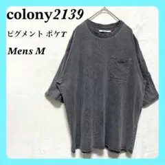 【コロニー2139 】メンズ Tシャツ 半袖 カットソー M ピグメント ロンＴ