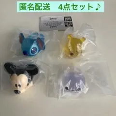ディズニーキャラクター　ファッションリング　ロイヤルクリア　4点セット♪