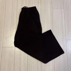 UNIQLO スウェットワイドパンツ ブラウン
