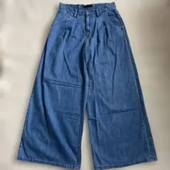 MOUSSY マウジー ワイドデニムパンツ ジーンズ Lサイズ フレア y2k