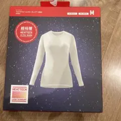 新品　ユニクロ　超極暖　ヒートテック　ウルトラウォームクルーネックT（長袖）M
