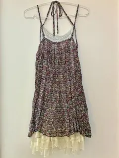 【axes femme】アクシーズファム　小花柄キャミワンピース　Ｍサイズ
