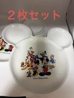 東京ディズニーリゾート ミッキー プレート 皿 ディズニー　スーベニアプレート