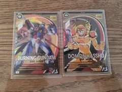 アーセナルベース　ゴッドガンダム　ドモン・カッシュ　Uレア　2枚セット