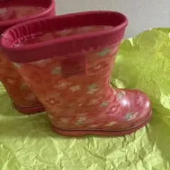 MoonStar キッズ レインブーツ 16.0cm 花柄のサムネイル